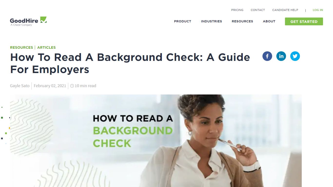 Employers: How to Read a Background Check | GoodHire